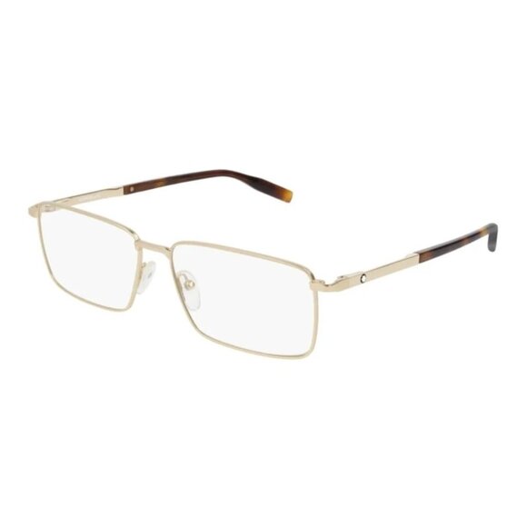 NEW  MONTBLANC EYEGLASSES GOLD HAVANA MEN EYEWEAR MONTBLANC - Picture 1 of 3